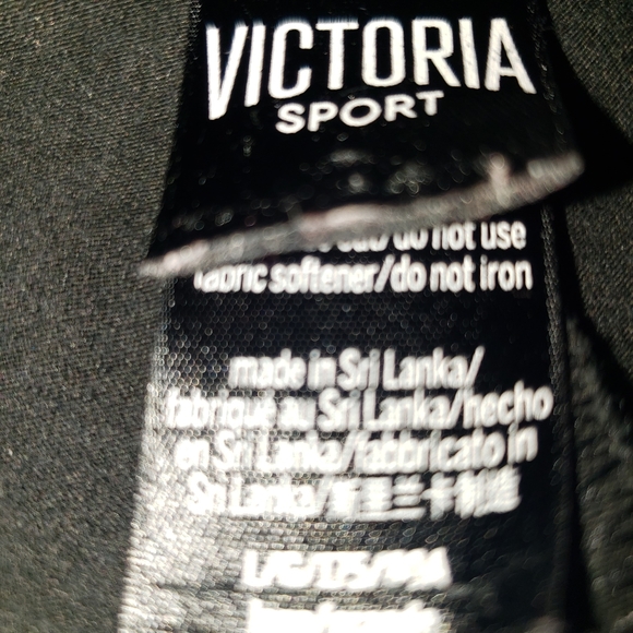 VICTORIA'S SECRET Sport Leggings Pants Black Large - Picture 2 of 4